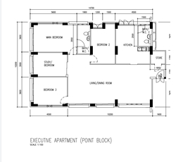 Blk 311 Tampines Street 33 (Tampines), HDB Executive #201798142
